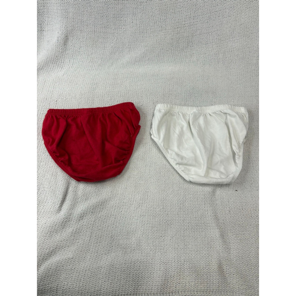 Janie and Jack Red and White Baby Diaper Covers - Picture 6 of 6